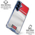 Morocco Soccer Flag Galaxy S25 Plus Clear Case